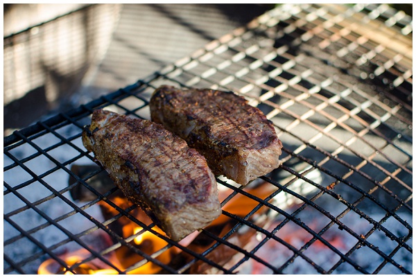 Steak on the braai