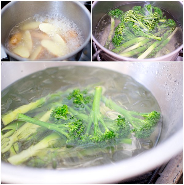 Cooking the vegetables